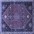 thumbnail image 1 of Ahgly Company Indoor Square Persian Blue Traditional Area Rugs, 3' Square, 1 of 4