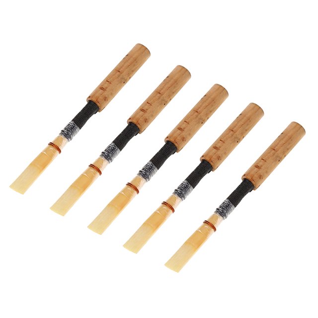 Oboe Reed, Portable Transparent Tube Sleeve Hand-Made Natural Bamboo Oboe Repair Reed, For Musician Oboe Players