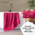 thumbnail image 4 of Toallas de Baño para - Juego Premium Algodón, Toalla Secado Rápido, Hotel Lujo 4 (28" x 54") Fucsia, 4 of 9