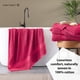thumbnail image 4 of Toallas de Baño para - Juego Premium Algodón, Toalla Secado Rápido, Hotel Lujo 4 (28" x 54") Fucsia, 4 of 9