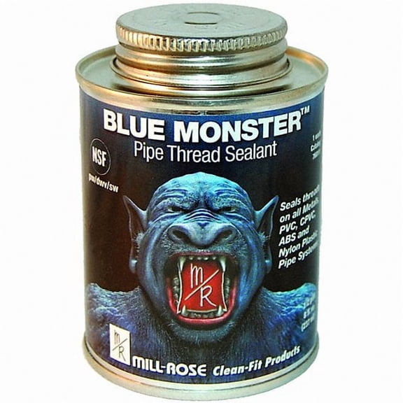 Mill-Rose Blue Monster Heavy-Duty Pipe Thread Sealant, 8oz Can - 76011