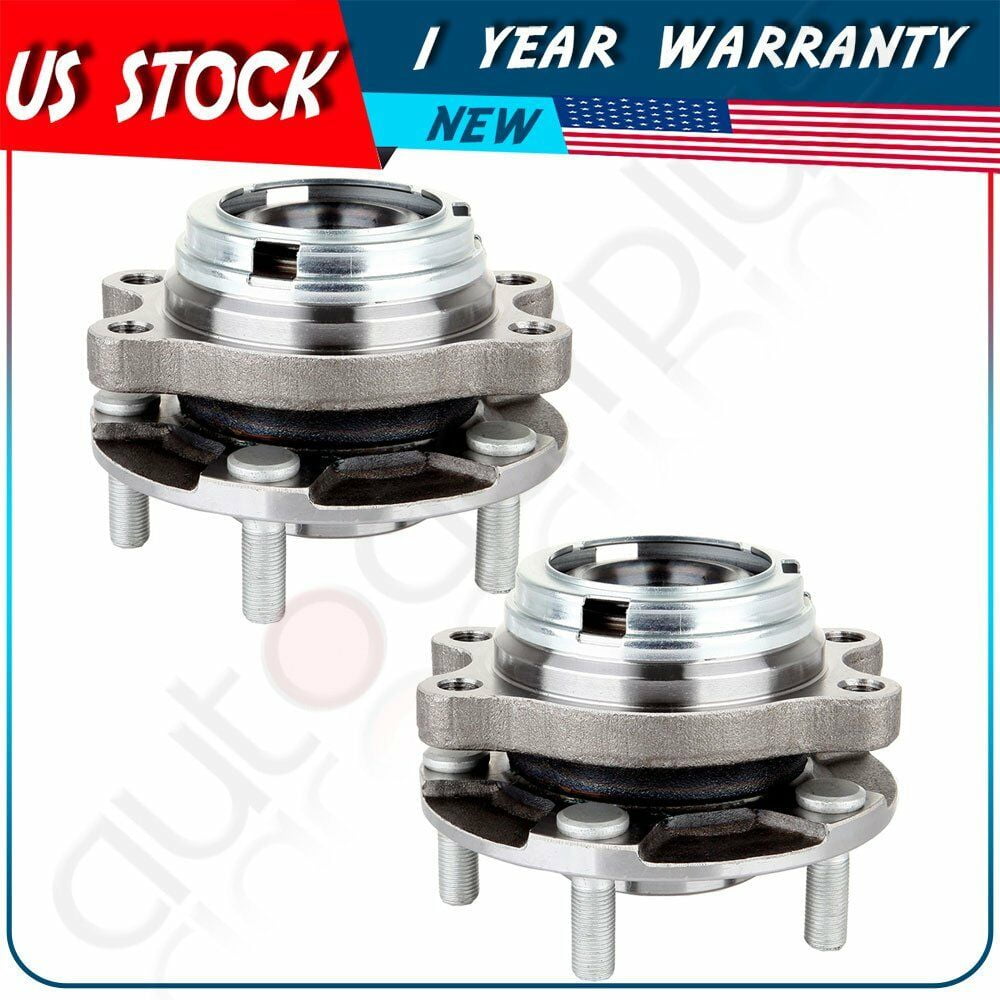 Pair(2) New Front Wheel Hubs & Bearings NEW For Nissan Murano 0915