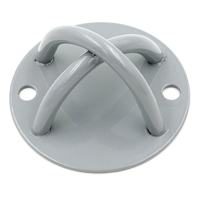 Wall Ceiling Mount Bracket For Multiple Workout Choices, Stable Premium Welding Anchor For Yoga Swing Battle Ropes, Heavy Duty Material For Indoor Outdoor Exercise, 12 Cm Diameter, Grey