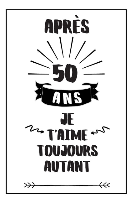 Anniversaire De Mariage Carnet De Notes Idee Cadeau 50 Ans De Mariage Pour Elle Pour Lui Original Et Pratique Noce D Or Paperback Walmart Com