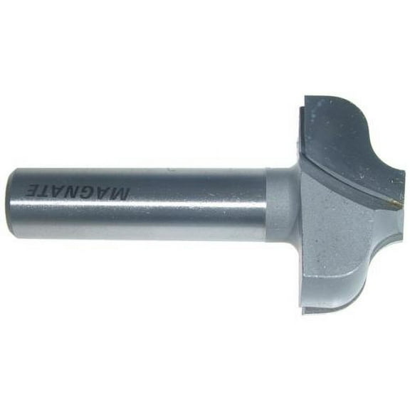 Magnate 3748 Plunge Ogee Router Bit - 1-1/2" Cutting Diameter, 1/2" Small Diameter, 3/4" Cutting Height, 1/4" Radius, 1-1/2" Shank Length