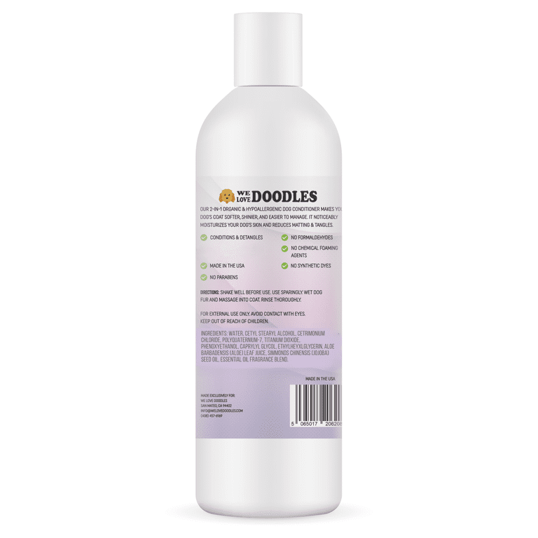 We Love Doodles 2-in-1 Dog Conditioner & Detangler, 16 oz photo 2