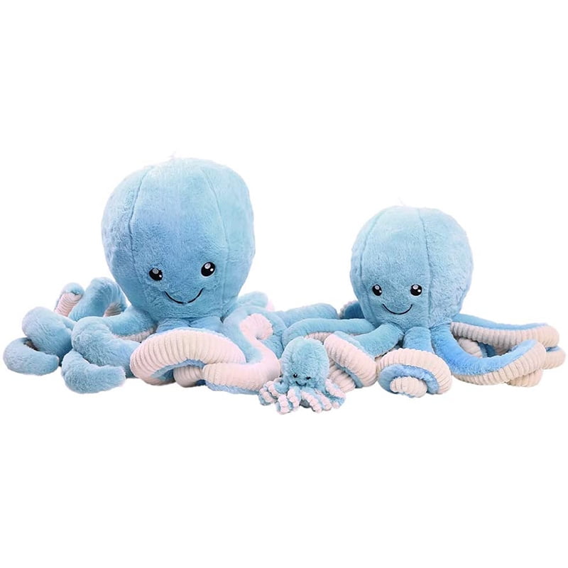 Blue Ultra Plush Octopus with Spectacles Bow Stuffed Soft Kids Animal Toy  at Rs 319 in Mumbai