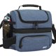 thumbnail image 1 of Bolsa Térmica para Almuerzo MIER de Doble Compartimento Azul Acero Aislada para Adultos, 1 of 7