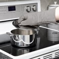 thumbnail image 2 of All-Clad Premium Silicone Oven Mitts, 2-Pack, Titanium, 2 of 4