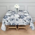 thumbnail image 3 of Pioneer Flower Floral Print Pattern Square Tablecloth,Waterproof Square Table Cover,Wipeable Spillproof Washable Table Cover for Home Kitchen Party Decor 52"x52"(132x132cm), 3 of 6