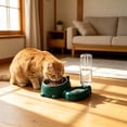 thumbnail image 4 of EGNMCR Cats Bowl Two In One Drinking Water Dog Water Bowl Rice Bowl Pet Bowl Drinking Water Feeding All One Suitable For Dogs And Cats To Live And Drink Water Plastics cat bowl, 4 of 5
