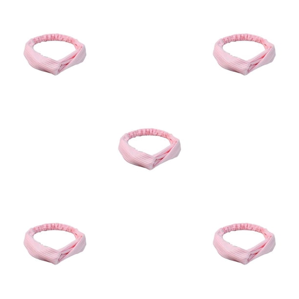 Diademas de mujer Qarigey cruzadas Bandanas de turbante Rosa Type2 NO2