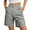 Light Gray, variant on WAYUTE Shorts for Women Casual Cargo Shorts Pocket Design for Everyday Relaxed Wear Suitable for Summer Activities