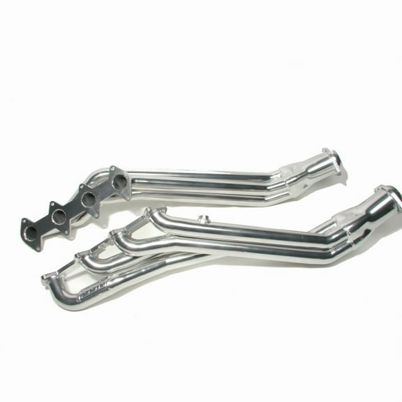 BBK PERFORMANCE 16410 05-10 MUSTANG GT 1 5/8IN FULL-LENGTH HEADERS (SILVER CERAMIC COATED) USE W/SHORT