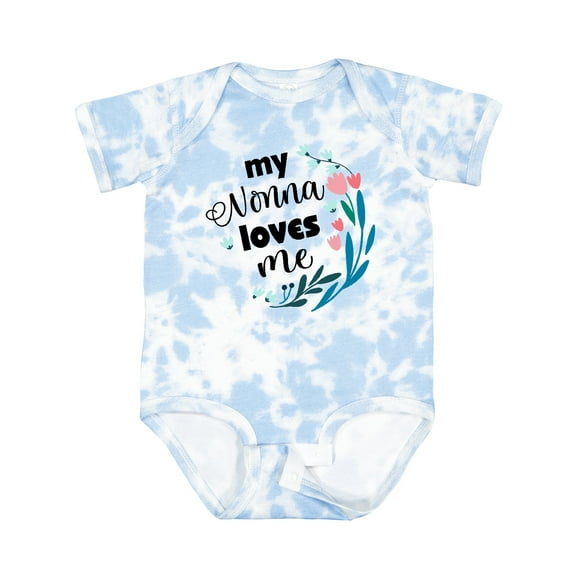 Inktastic My Nonna Loves Me for Girls Granddaughter Girls Baby Bodysuit
