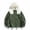 Green, variant on Viluyesy Women's Lightweight Waterproof Windbreaker Jackets Full Zip Hooded Color Block Coat with Pockets Drawstring for Outdoor Travel Hiking Casual Wear