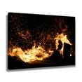 thumbnail image 2 of Camp Fire Camp Fire Flame Outdoor Wood Heat Canvas Poster Bedroom Decor Sports Landscape Office Room Decor Gift,Frame-style,16x24inch(40x60cm), 2 of 8