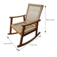 thumbnail image 4 of Patioflare Eurochord Outdoor Rocking Chair, 4 of 8
