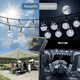 thumbnail image 4 of Guirnalda Solar Led Impermeable 7m 50 Focos 8 Modos Xtellar blanco, 4 of 4