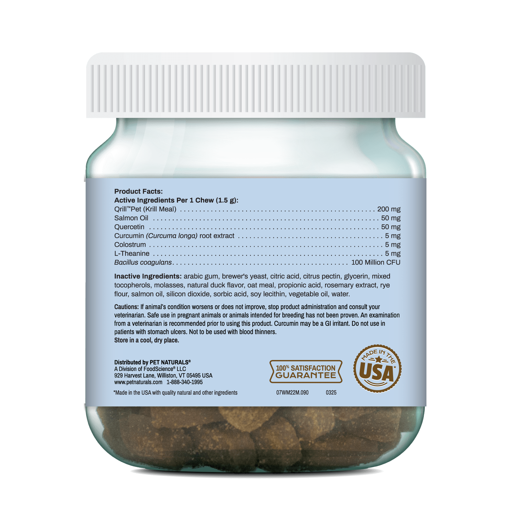 Pet Naturals Anxiety & Allergy Relief Soft Chews for Dogs, Duck, 90 Count Jar
