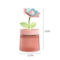 thumbnail image 3 of EIMELI 260 ML Mini Cute USB Humidifier With Light  Quiet Cool Mist Humidifier For Bedroom And Office  Flower Plants Shaped  Easy To Clean, 3 of 6