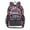 Peacock with Iridescent Tail, variant on PVC Transparent Backpacks Clear Backpack for Travel and Outings Peacock with Iridescent Tail