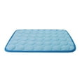 thumbnail image 2 of Clearance! Djunllk Dog Mat - Ice Silk Cool Rugs for Summer, Breathable Self-Cool Pet Bed, Machine Washable Soft Cushion for Indoor Or Outdoor, Dog Bed for Sofa, Car Seat, Floor Couches,Blue-XS, 2 of 2