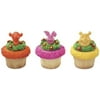 24 Ct Winnie The Pooh, Tigger And Piglet Cupcake Rings