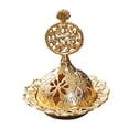 thumbnail image 3 of Porta incienso árabe, exquisita mano de obra, regalos navideños, candelabro antiguo Estilo E, 3 of 9