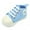 Blue, variant on Infant Toddler Canvas Sneakers Baby Boy Girl Soft Sole Non-Slip Crib Shoes,0-9 Months