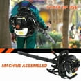 thumbnail image 4 of Seipouy 52CC Gas Powered Backpack Leaf Blower 550 CFM , Powerful 200 MPH 2 Cycle Petrol Powered Leaf blowers for Lawn/Garden Care Yard Snow/Grass Blowing Dust Debris, 4 of 9