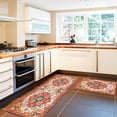 thumbnail image 2 of Boho Kitchen Rug Rectangle Red Kitchen Rugs Kitchen Rugs Non Slip Washable 2 Sets Washable Kitchen Rugs Farmhouse Style Easter Kitchen Rugs Throw Rugs for Kitchen Colorful White Long Rugs, 2 of 6