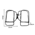 thumbnail image 3 of Motorcycle Waterproof Handlebar Muffs Winter Thermal Hand Guards, Universal Snow Wind Cold Weather Protection Arm Muff with Reflective Strip for Bikes, 3 of 7