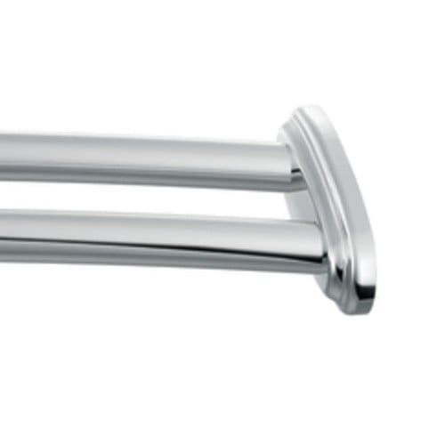 Moen Curved Shower Rods Chrome Adjustable Curved Shower Rod Walmart