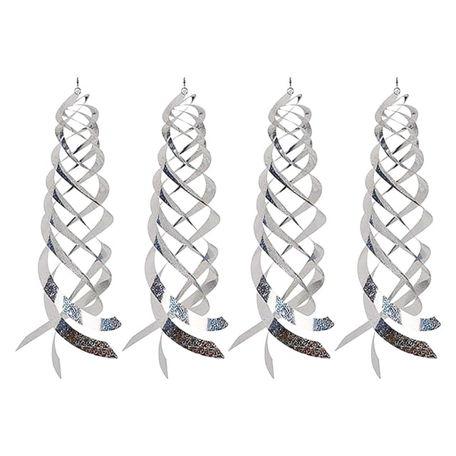 Bird Scare Rods Hanging Reflective Pest Repellent Deterrent Garden Yard Halloween Decorations