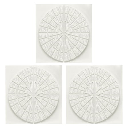 Uxcell 3 Pairs Sole Protector for Sneakers Non Slip Pad Heel Plates Repair for Men and Women, White