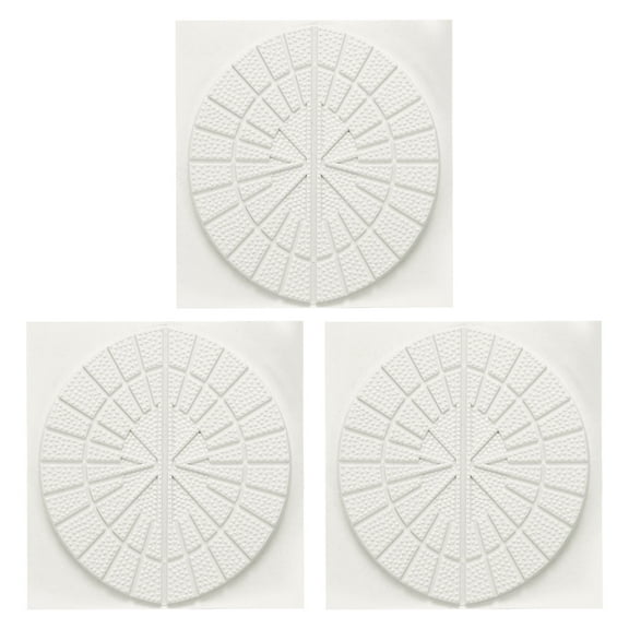 Uxcell 3 Pairs Sole Protector for Sneakers Non Slip Pad Heel Plates Repair for Men and Women, White