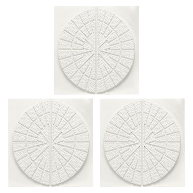 Uxcell 3 Pairs Sole Protector for Sneakers Non Slip Pad Heel Plates Repair for Men and Women, White