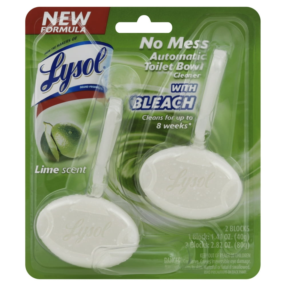 Lysol Hygienic Automatic Toilet Bowl Cleaner w. Bleach, 2ct Walmart