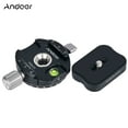 thumbnail image 1 of Andoer PAN-C1 Panoramic Tripod Head Clamp Adapter Aluminum Alloy with, 1 of 8