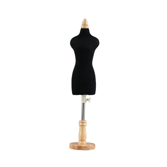 Maniquí de costura CUTICAT maniquí de muñeca en miniatura accesorios para fotos Base redonda 33 cm