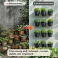 thumbnail image 4 of 6-Inch Plant Hanger Rings, 8-Pack – Metal Wall Mount Brackets for Pots, 4 of 9