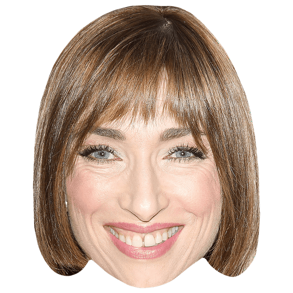 Naomi Grossman (Smile) Celebrity Mask, Flat Card Face, Fancy Dress Mask