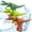 Brown, variant on Dinosaur Water Spray Gun Shooter Toy Kids Dino Summer Water Spray Gun Toy Gift Water Play Small Toys, Light green