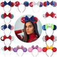 thumbnail image 2 of Diadema con orejas de ratón de Spiderman de Disney, lazos para el pelo de lentejuelas, personaje para niños y mujeres, diadema de Festival, accesorios para el cabello para niñas, fiesta Gao Jinjia LED, 2 of 2