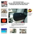 thumbnail image 3 of Auto Console Covers- Fits the Chevy Silverado 2007-2013 1500, 2500HD, 3500HD (5 passenger with front Bucket Seats) Center Console Armrest Lid Cover Fleece Fabric. (Dark Gray), 3 of 3