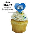 thumbnail image 3 of Soccer Mom Mother Sports Heart Love Cupcake Picks Toppers Decoration Set of 6, 3 of 6