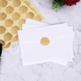 thumbnail image 4 of 200pcs Love Heart Pattern Gold Embossed Wax Seal Looking Heart Envelope Seals for Wedding Invitations, Gift Wrap, Envelope, Christmas Card, 4 of 7