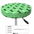 thumbnail image 4 of Daiia alien cartoons Pattern Stool Covers Round,Round Bar Stool Covers Waterproof Bar Chair Covers Washable Stool Cushion Slipcover for 12-14 Inch Chair-14 inch, 4 of 7