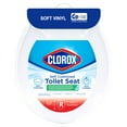 Clorox Antimicrobial Round Soft Cushioned Toilet Seat